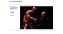 Desktop Screenshot of becky-evans.com