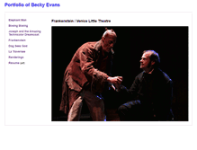 Tablet Screenshot of becky-evans.com